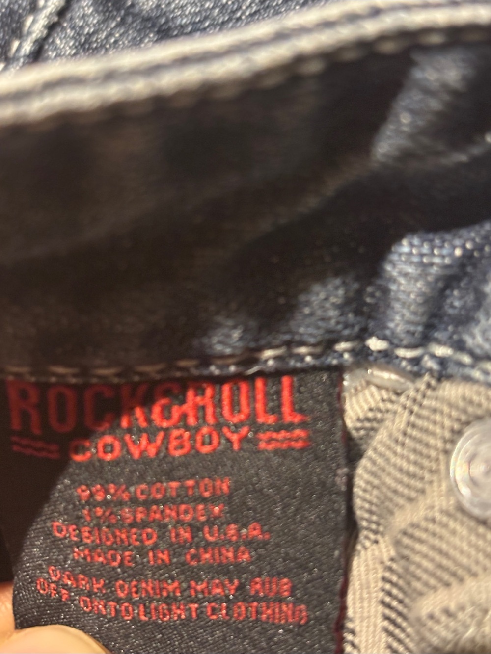 Rock&RollClassic Straight-Leg Blue Jeans cowboy - Picture 7 of 12